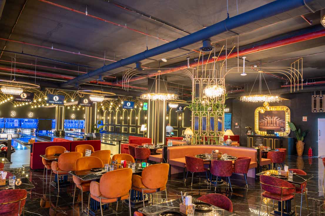 A corporate team celebrating and playing games at The Game Palacio entertainment hub in Viviana Mall-thane