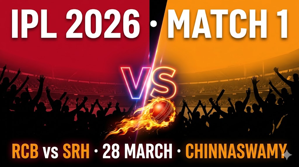 RCB vs SRH IPL Match – 28 March 2026
