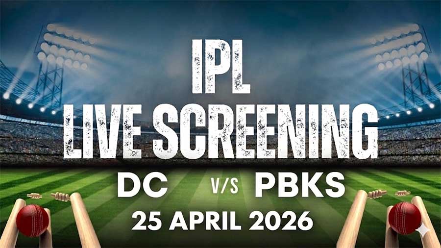 DC vs PBKS Live Screening IPL 25 April 2026