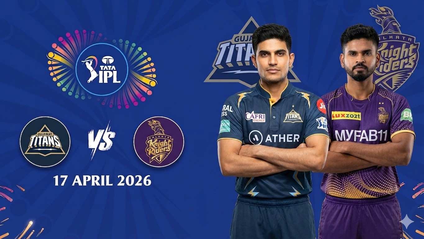 GT vs KKR IPL Match – 17 April 2026